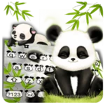 baby panda keyboard android application logo